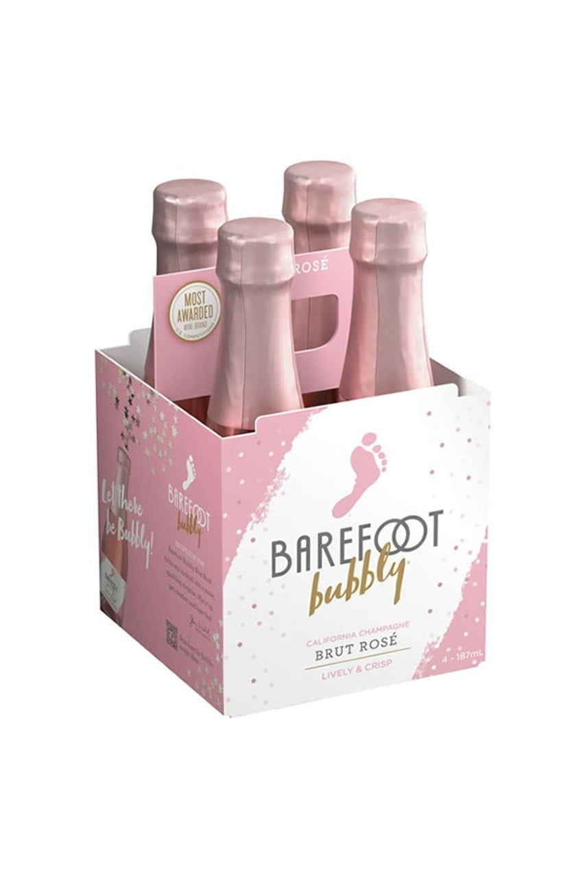 Barefoot Bubbly – Brut 4pk 187mL