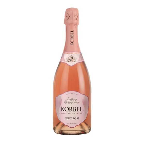 Korbel – Champagne Brut Rose 750mL