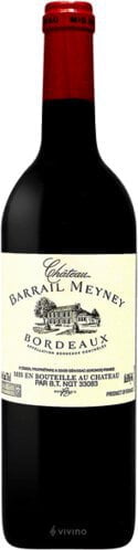 Chateau Barrail Meyney – Bordeaux 750mL