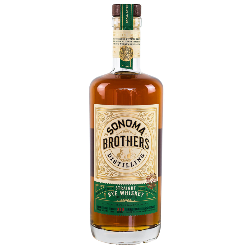 Sonoma Brothers – Rye Whiskey 750mL
