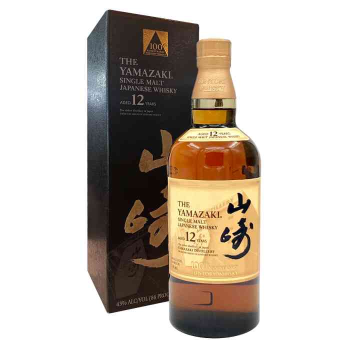 The Yamazaki – 12yrs 100th Whisky 750mL